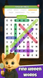 Word Search Meow - Cat Puzzle 6