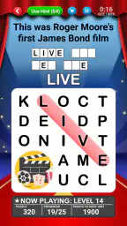 Word Search World Hollywood 7