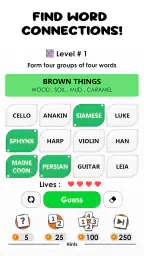 Words: Associations Word Game 1