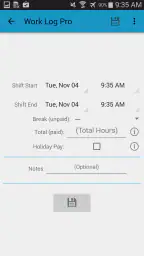 Work Log Pro 3