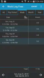 Work Log Pro 4