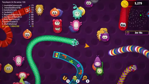 Worms Zone .io - Hungry Snake 5