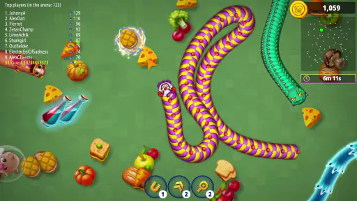 Worms Zone .io - Hungry Snake 8