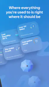 Yandex Weather & Rain Radar screenshot