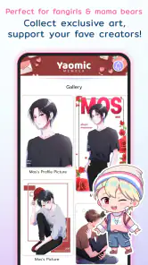 Yaomic: Comics, Fiction, Yaoi screenshot