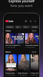 YouTube Studio screenshot