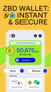 ZBD: Earn Bitcoin Rewards screenshot