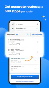 Zeo Fast Multi Stop Route Plan screenshot