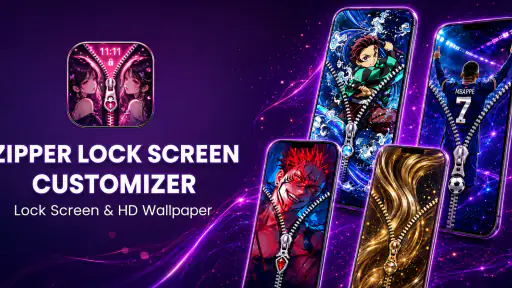 Zipper Lock Screen Customizer 1