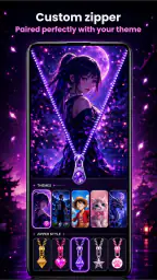 Zipper Lock Screen Customizer 5