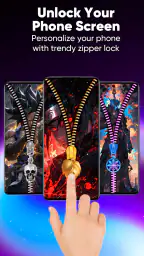 Zipper Lock Screen & Wallpaper 2
