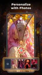 Zipper Lock Screen: Zip Theme 4