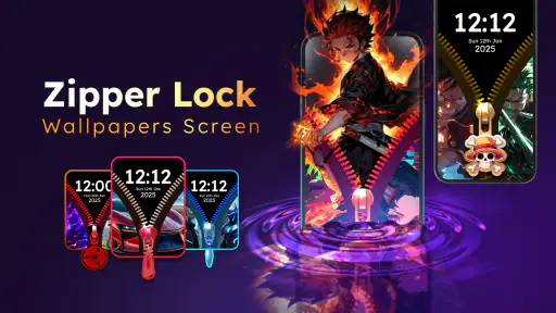 Zipper Lock Wallpapers Screen 1