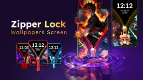 Zipper Lock Wallpapers Screen screenshot