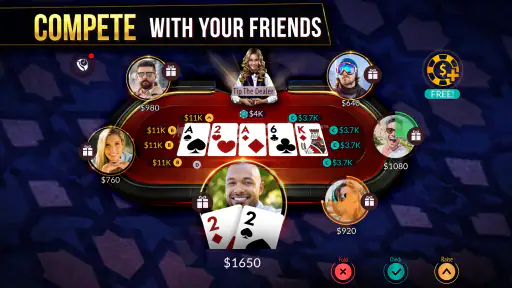 Zynga Poker- Texas Holdem Game 7