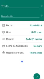 Reminder Pro: Recordatorio 1