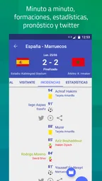 Liga - Resultados de Fútbol 6