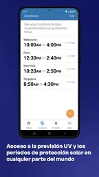 Aplicación SunSmart Global UV 3