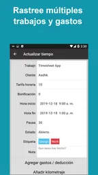 Parte de horas - Horas trabajo 7