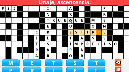 Crucigrama Español 1
