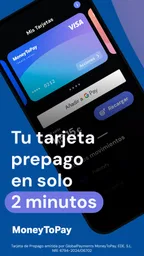 MoneyToPay · Tarjeta Prepago 1
