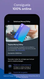 MoneyToPay · Tarjeta Prepago 3