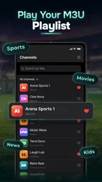 Smart IPTV Pro. TV Player M3U8 3