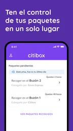 Citibox, Recibe tus paquetes 4