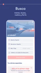 Omio: Reserva tren, bus, vuelo 2