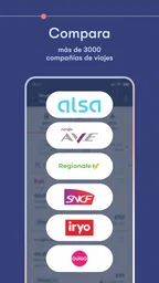 Omio: Reserva tren, bus, vuelo 3