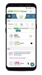 ​Aplicación OneTouch Reveal® 4