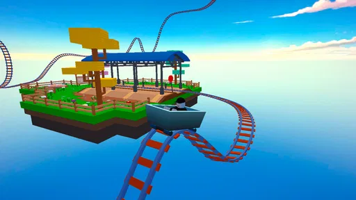 Cart Ride Obby: Montaña Rusa 4
