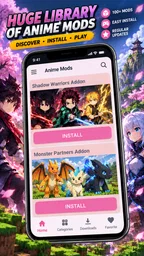 Anime Mod and Addon for MCPE 2