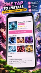 Anime Mod and Addon for MCPE 3