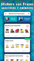 Stickers graciosos para WhatsA 1