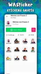 Stickers graciosos para WhatsA 6