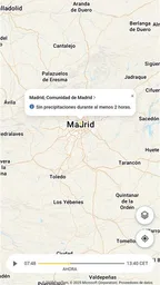MSN El Tiempo: Previsión, mapa 4