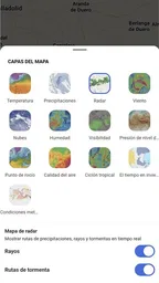 MSN El Tiempo: Previsión, mapa 5