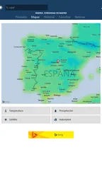 MSN El Tiempo: Previsión, mapa 7
