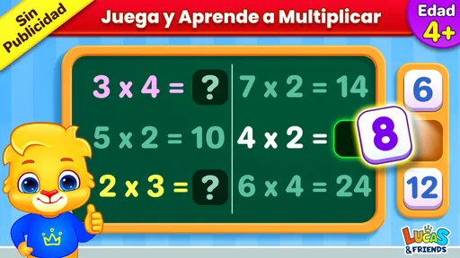 Juegos de multiplicación niños 1