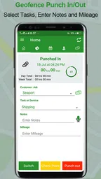 Employee Time Clock w/ GPS, Sc 1