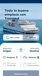 Trasmed: Reserva tu ferry 1