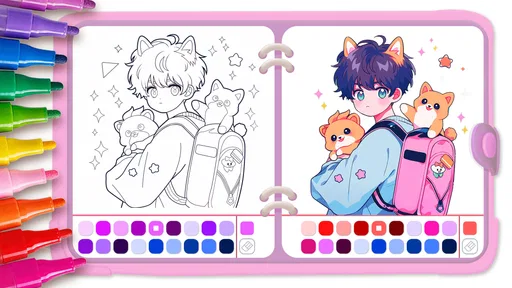 Anime Color:Juegos de colorear 8