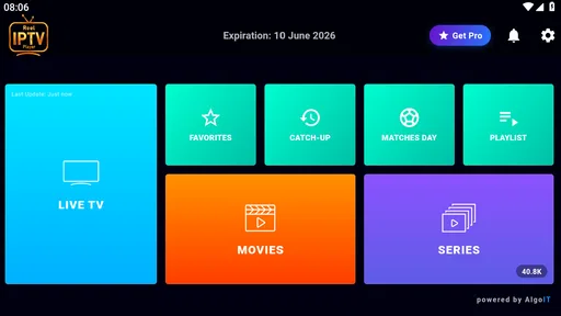 Reproductor IPTV Reel 8