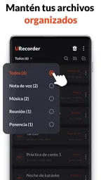 Grabadora de Voz, Grabar Audio 6