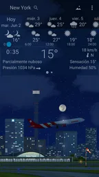 Clima preciso YoWindow 7
