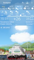 Clima preciso YoWindow 8