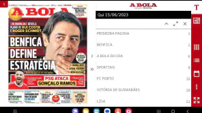 A BOLA – Edição Digital screenshot