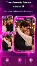 Abrazos y besos de amor con IA 1