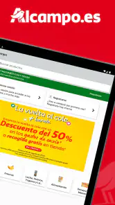 Alcampo tienda online screenshot